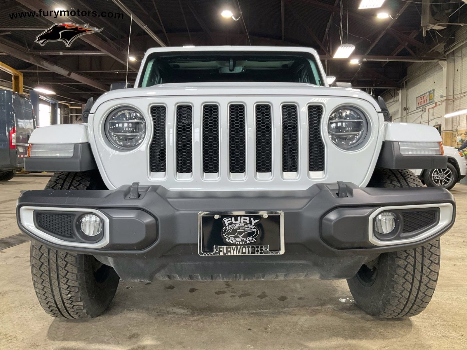 2021 Bright White Clearcoat Jeep Wrangler Unlimited Sahara 4X4 SUV