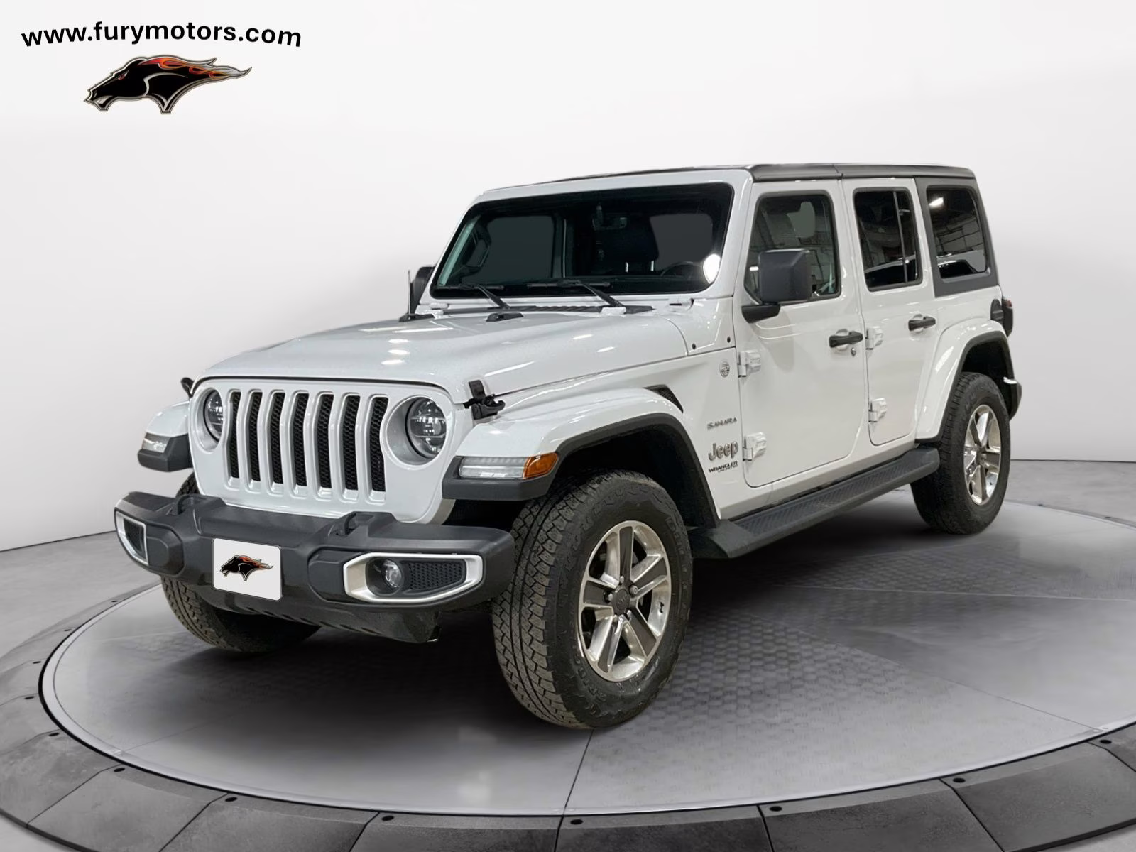 2021 Bright White Clearcoat Jeep Wrangler Unlimited Sahara 4X4 SUV