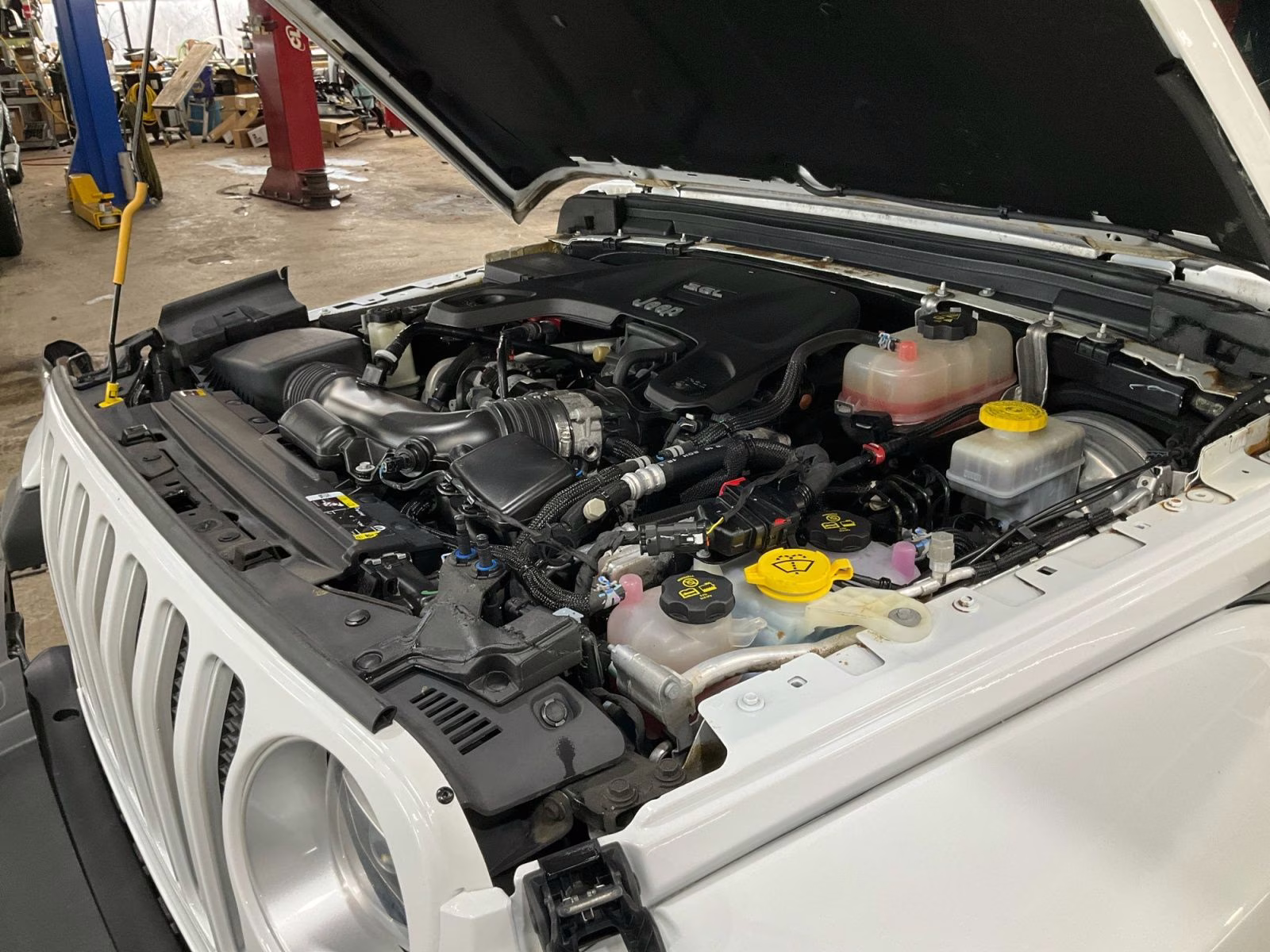 2021 Bright White Clearcoat Jeep Wrangler Unlimited Sahara 4X4 SUV