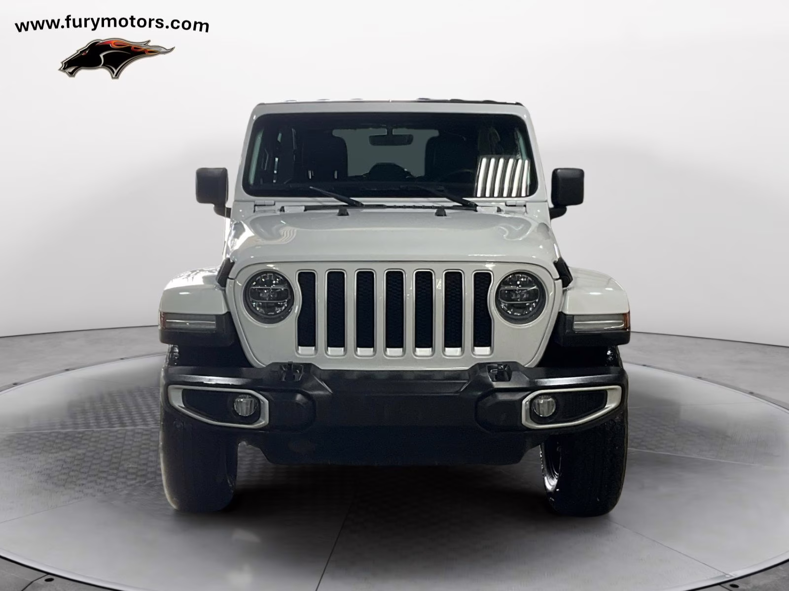 2021 Bright White Clearcoat Jeep Wrangler Unlimited Sahara 4X4 SUV