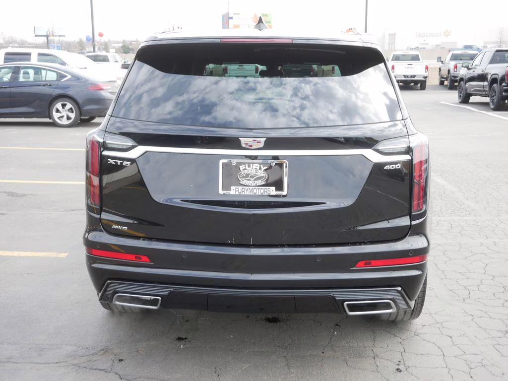 2025 Stellar Black Metallic Cadillac XT6 Sport AWD SUV