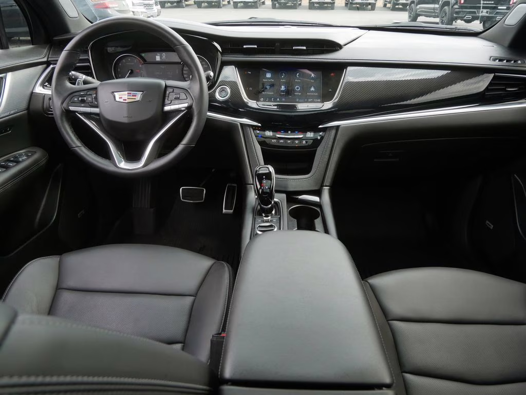 2025 Stellar Black Metallic Cadillac XT6 Sport AWD SUV