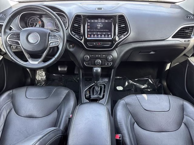 2019 Diamond Black Crystal Pearlcoat Jeep Cherokee Limited FWD SUV
