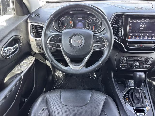 2019 Diamond Black Crystal Pearlcoat Jeep Cherokee Limited FWD SUV