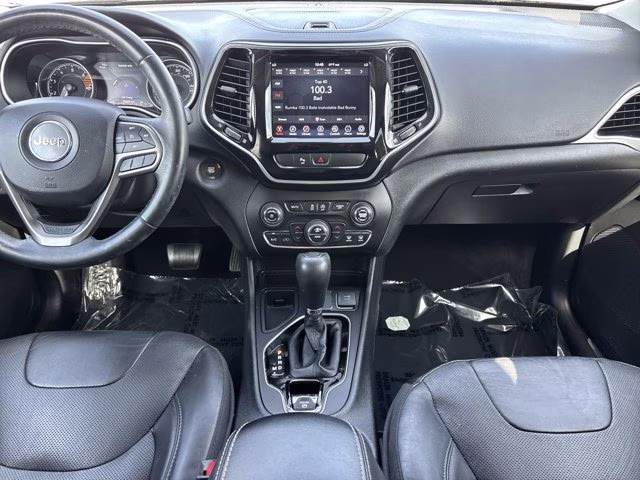 2019 Diamond Black Crystal Pearlcoat Jeep Cherokee Limited FWD SUV