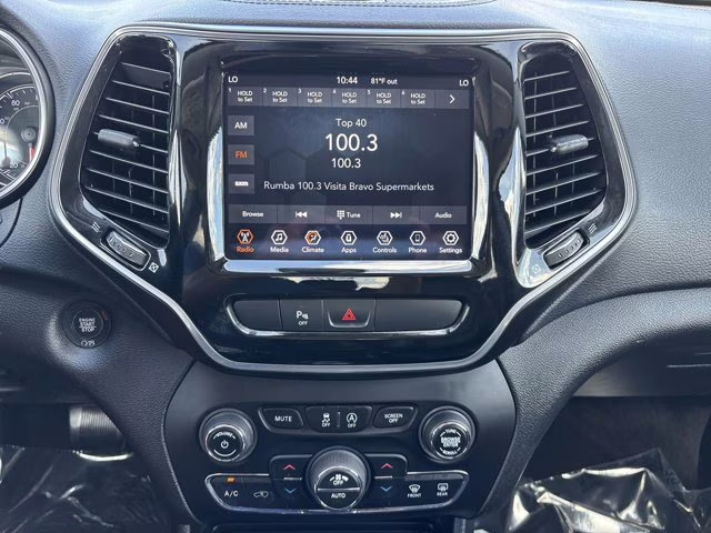 2019 Diamond Black Crystal Pearlcoat Jeep Cherokee Limited FWD SUV