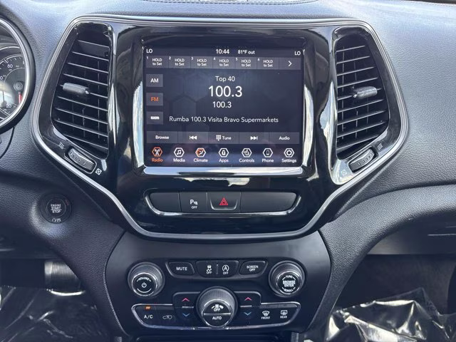 2019 Diamond Black Crystal Pearlcoat Jeep Cherokee Limited FWD SUV