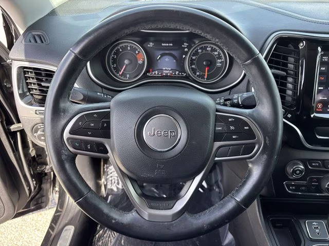 2019 Diamond Black Crystal Pearlcoat Jeep Cherokee Limited FWD SUV