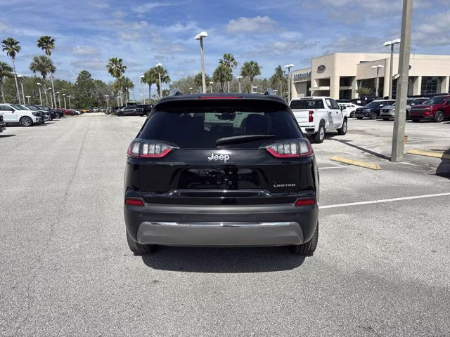 2019 Diamond Black Crystal Pearlcoat Jeep Cherokee Limited FWD SUV