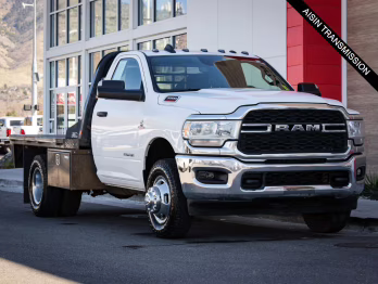 2022 Bright White Clearcoat Ram 3500 Chassis Cab Tradesman 4X4 Truck