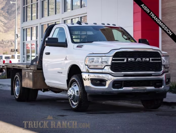 2022 Bright White Clearcoat Ram 3500 Tradesman 4X4 Truck
