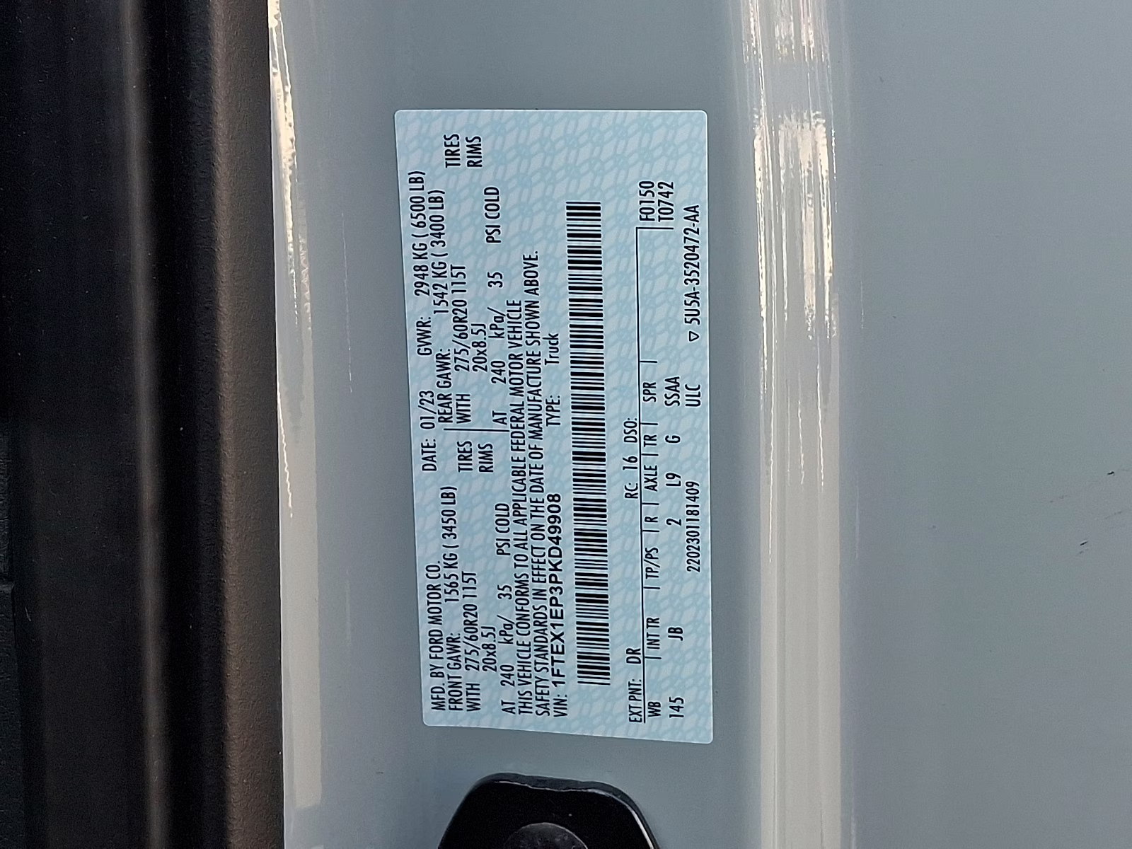 2023 Avalanche - DR Ford F-150 XL 4X4