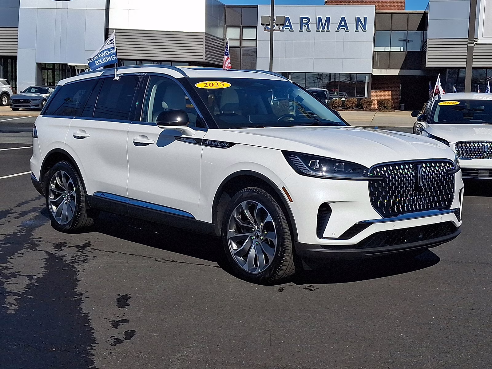 2025 Pristine White Metallic Tri-Coat - AZ Lincoln Aviator Reserve AWD