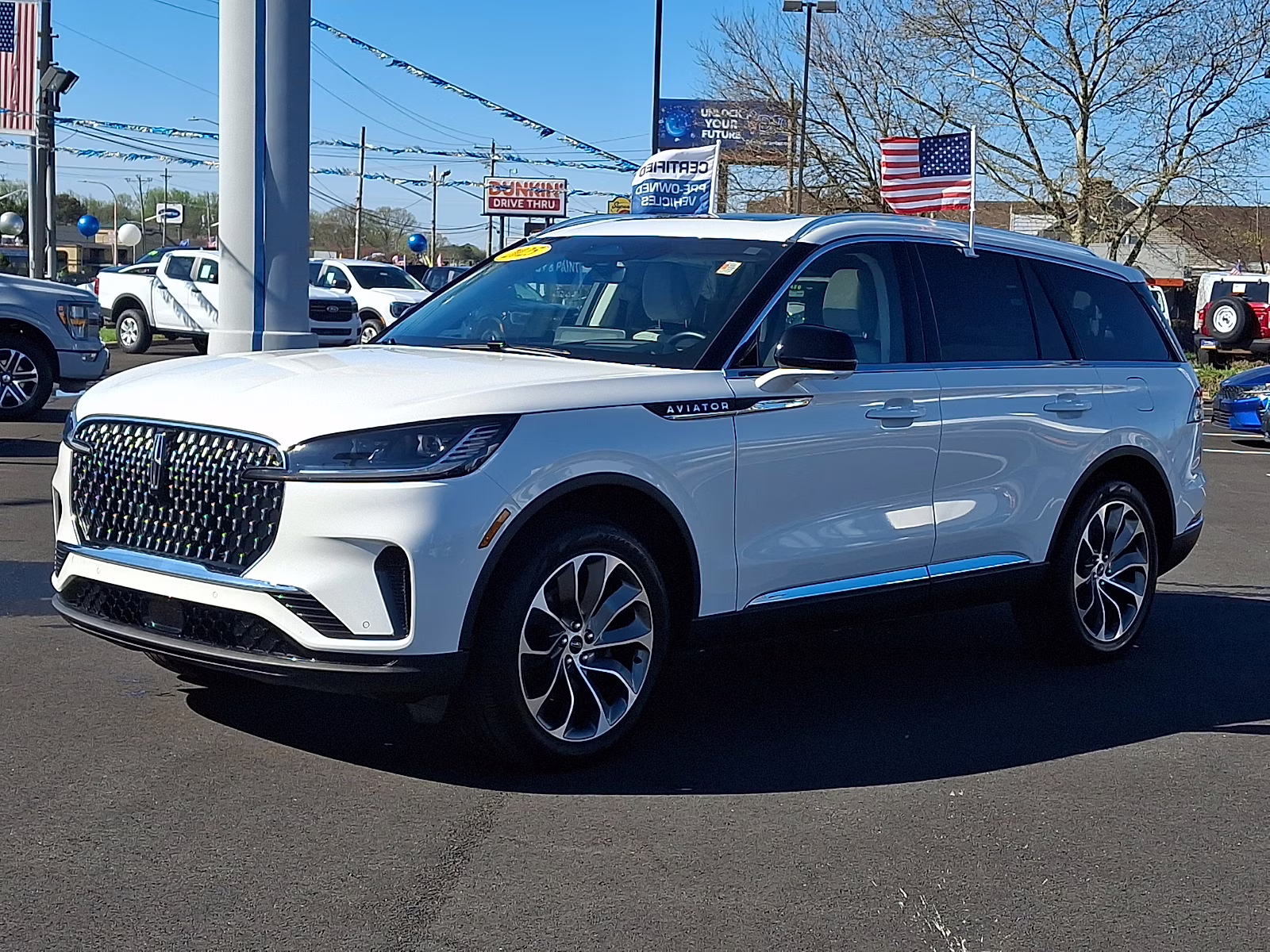 2025 Pristine White Metallic Tri-Coat - AZ Lincoln Aviator Reserve AWD