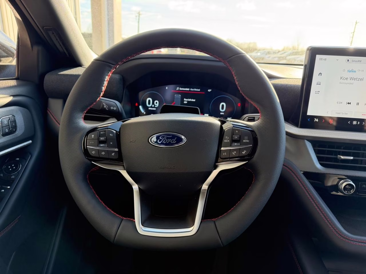 2026 Rapid Red Metallic Tinted Clearcoat Ford Explorer ST-Line 4X4 SUV