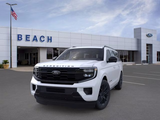 2026 Star White Metallic Tri-Coat Ford Expedition Max Platinum 4X4 SUV