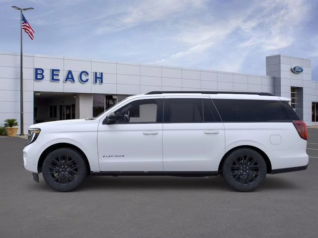 2026 Star White Metallic Tri-Coat Ford Expedition Max Platinum 4X4 SUV