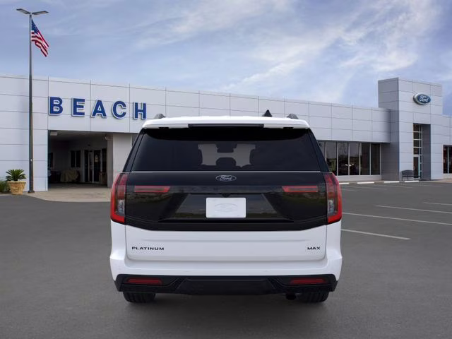 2026 Star White Metallic Tri-Coat Ford Expedition Max Platinum 4X4 SUV