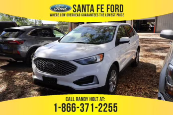 2024 White Ford Edge SEL AWD SUV