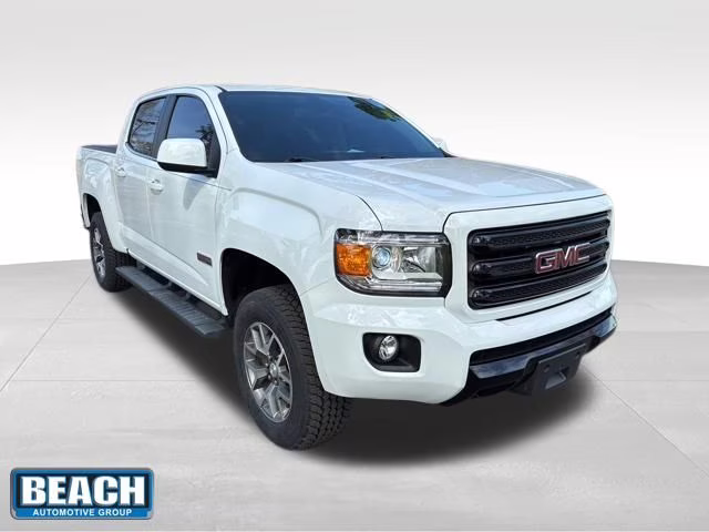 2019 Summit White GMC Canyon All Terrain 4X4 Truck