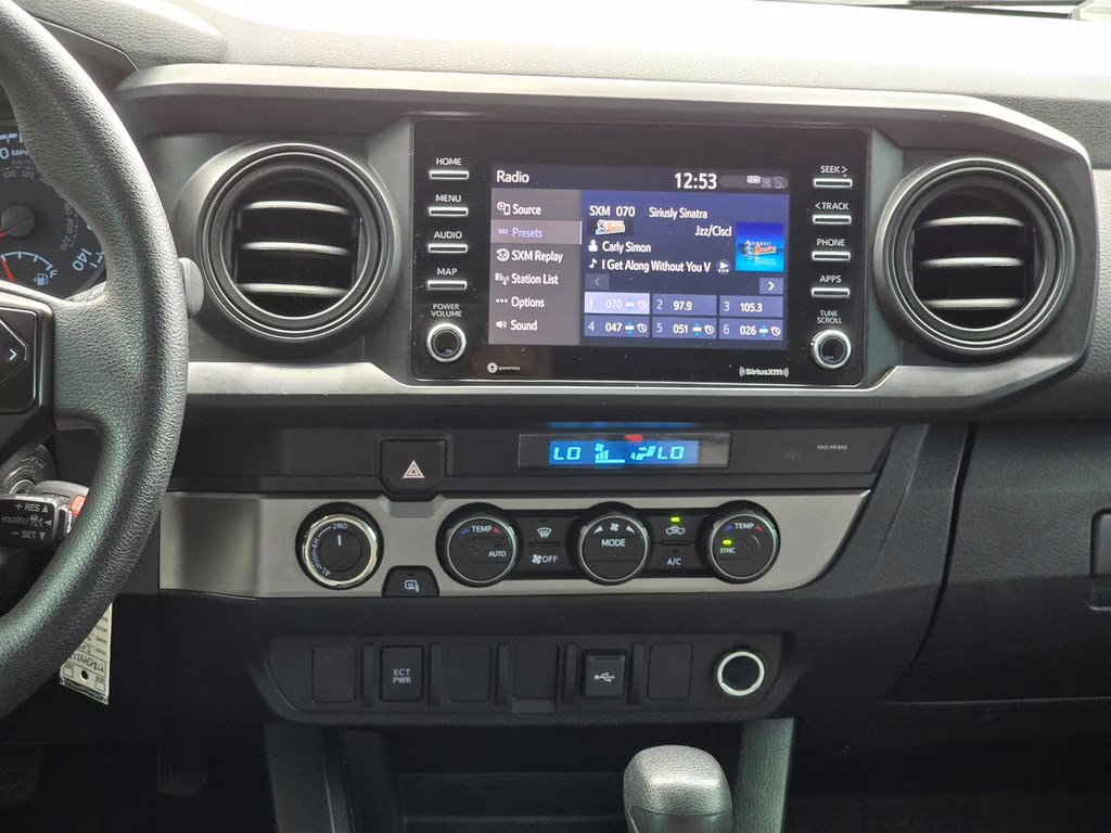 2021 Midnight Black Metallic Toyota Tacoma SR 4X4 Truck