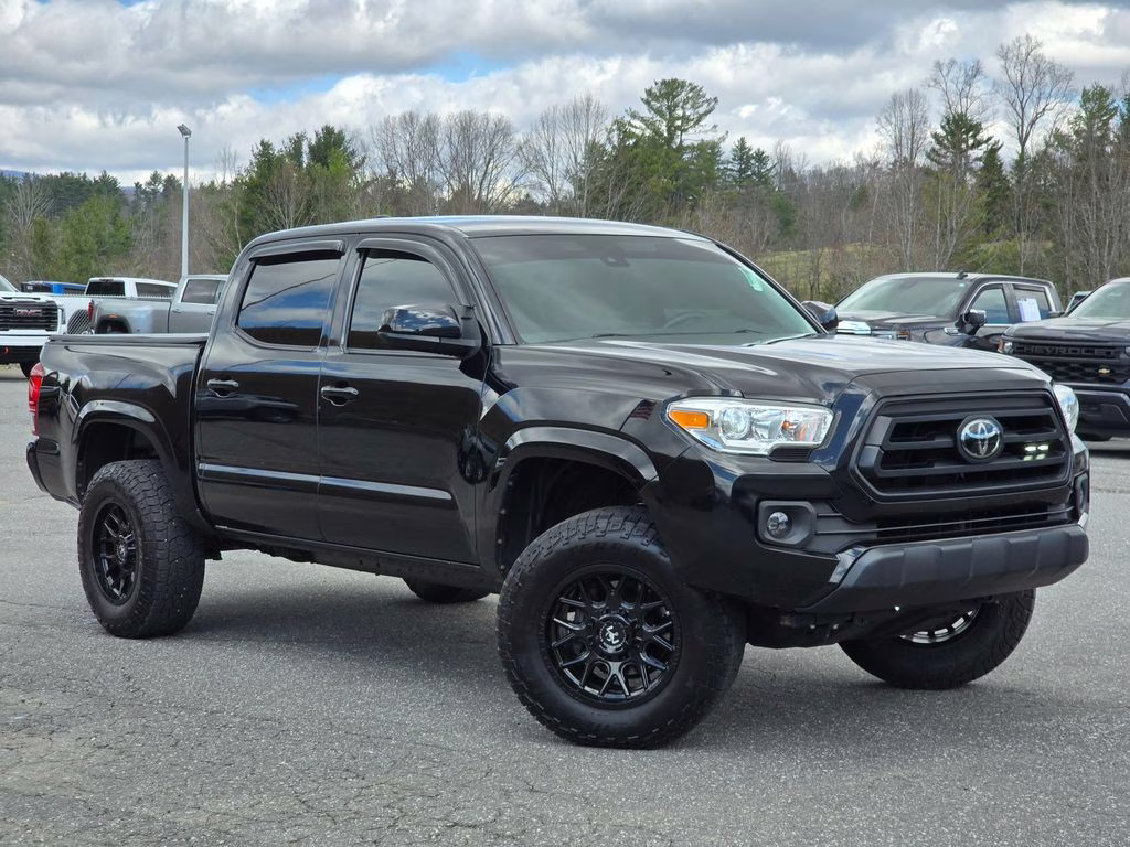 2021 Midnight Black Metallic Toyota Tacoma SR 4X4 Truck