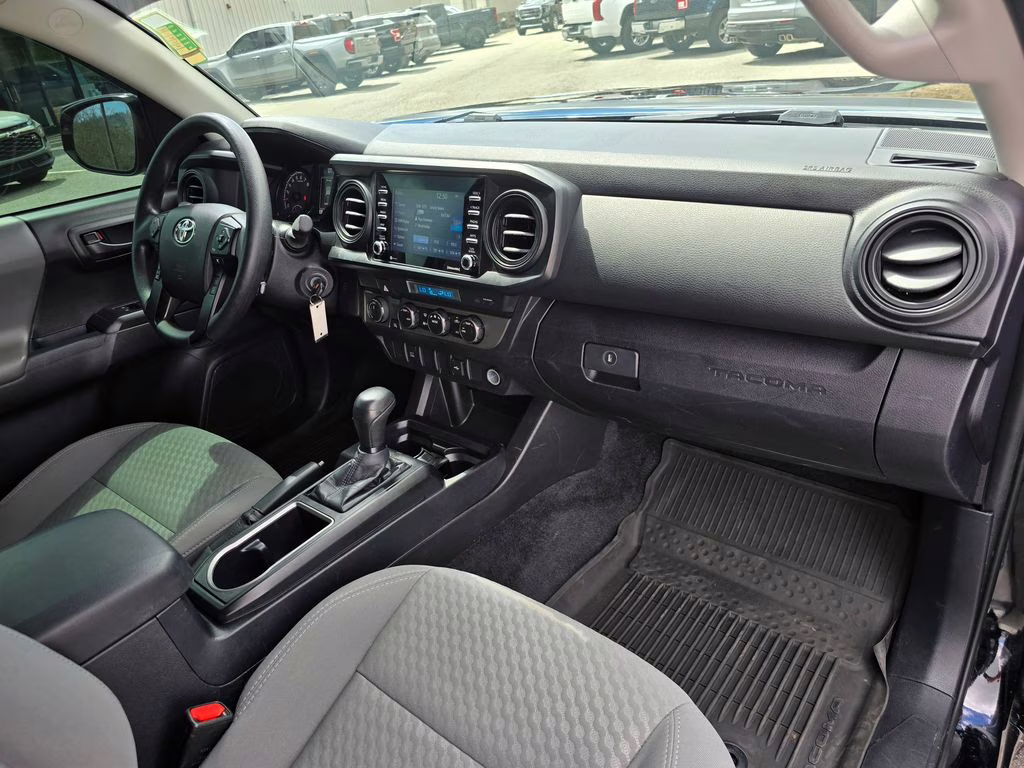 2021 Midnight Black Metallic Toyota Tacoma SR 4X4 Truck