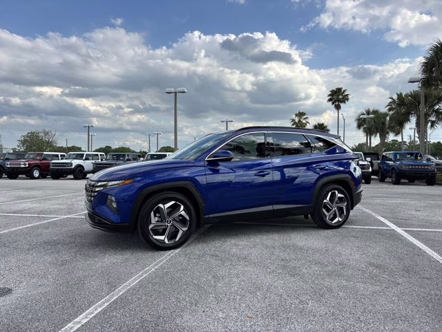 2023 Intense Blue Hyundai Tucson Limited FWD SUV