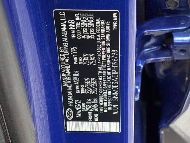 2023 Intense Blue Hyundai Tucson Limited FWD SUV