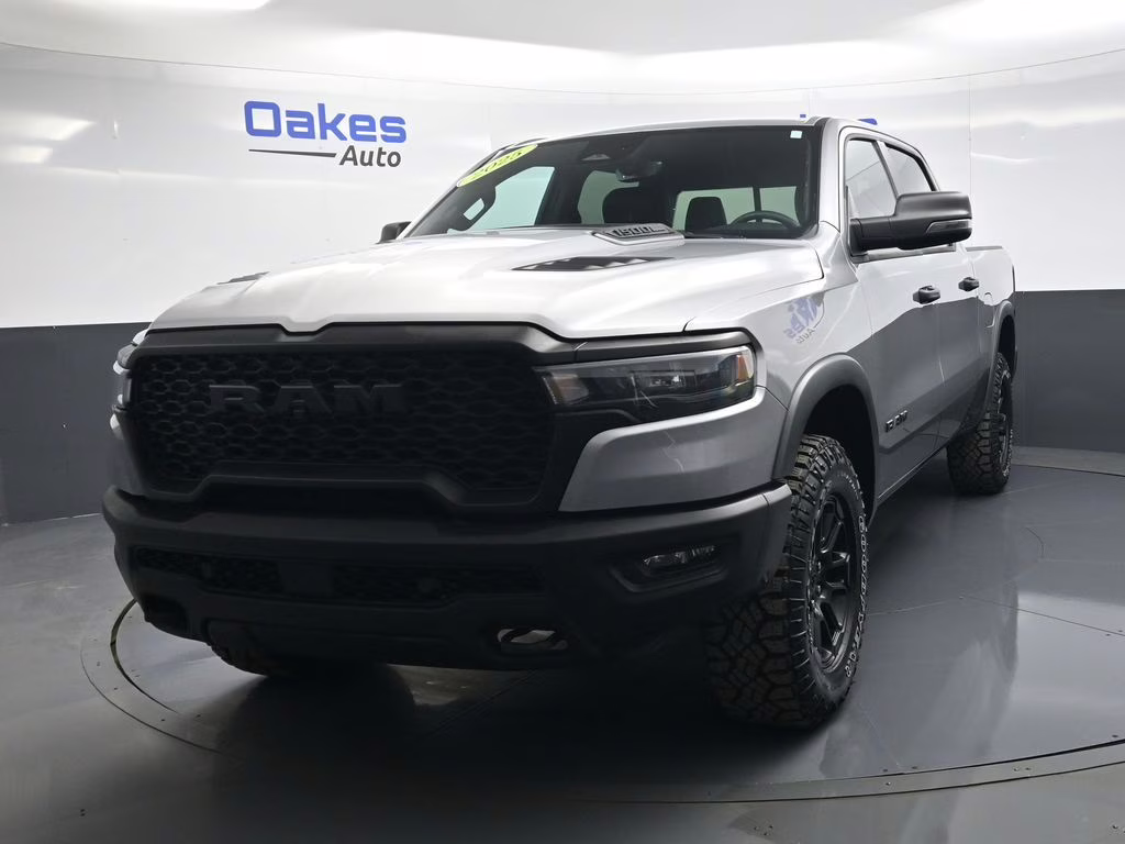 2025 Billet Silver Metallic Clearcoat Ram 1500 Rebel 4X4 Truck