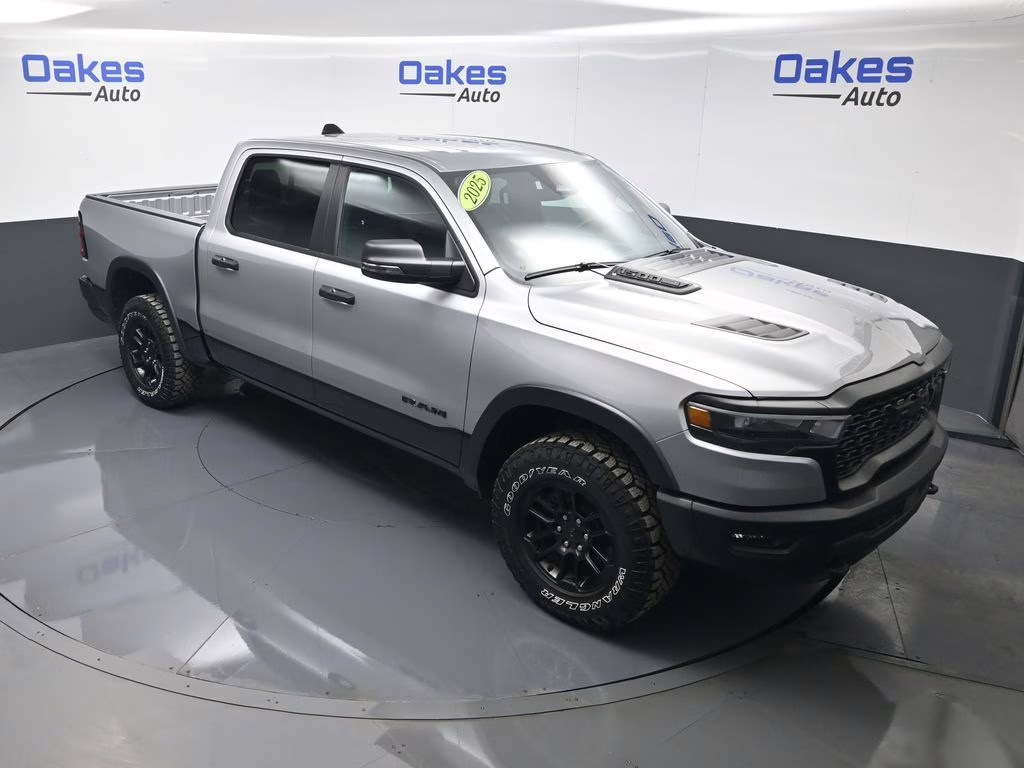 2025 Billet Silver Metallic Clearcoat Ram 1500 Rebel 4X4 Truck