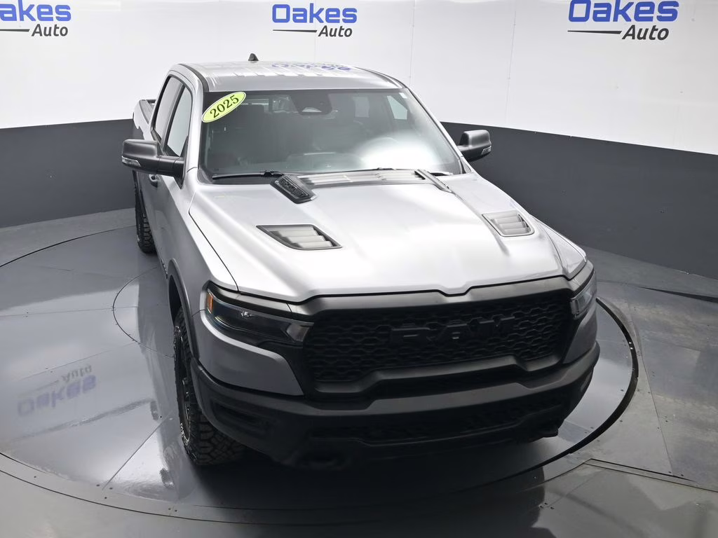 2025 Billet Silver Metallic Clearcoat Ram 1500 Rebel 4X4 Truck