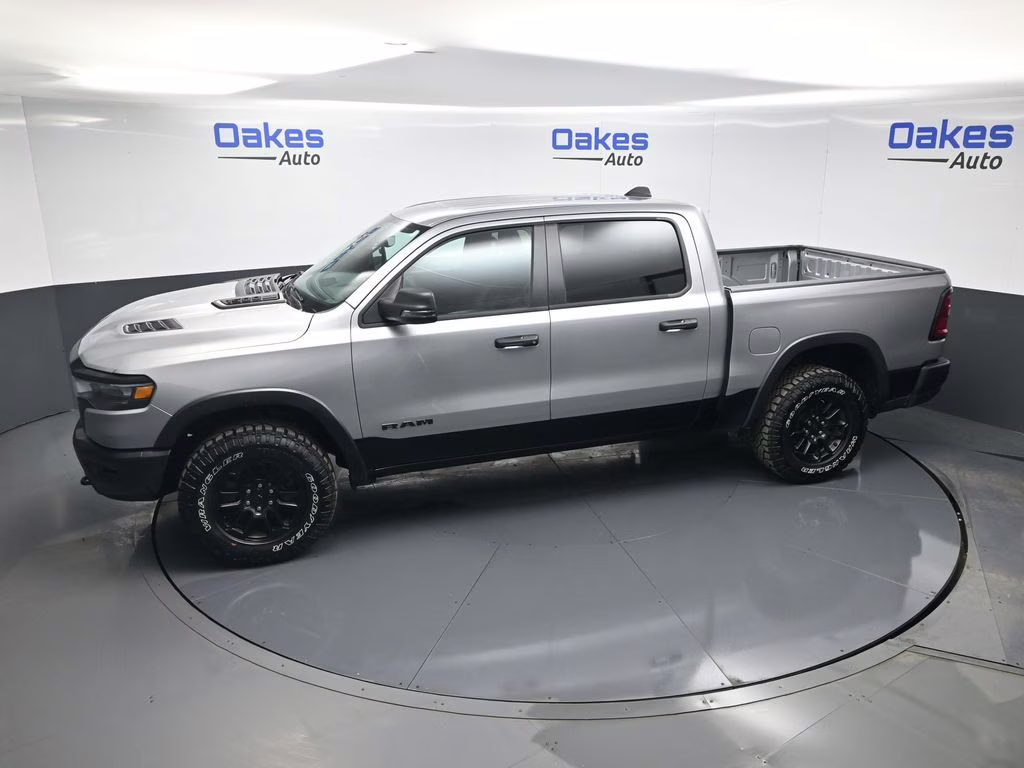 2025 Billet Silver Metallic Clearcoat Ram 1500 Rebel 4X4 Truck