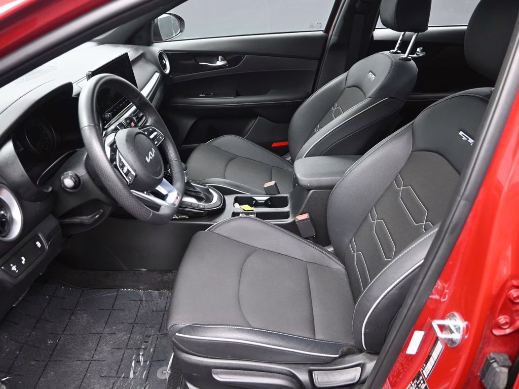 2024 Currant Red Kia Forte GT-Line FWD Sedan