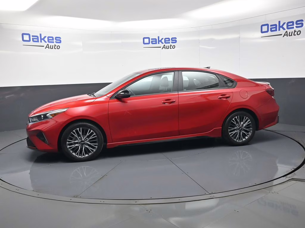 2024 Currant Red Kia Forte GT-Line FWD Sedan