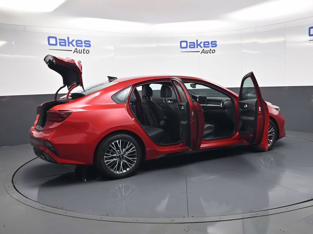 2024 Currant Red Kia Forte GT-Line FWD Sedan