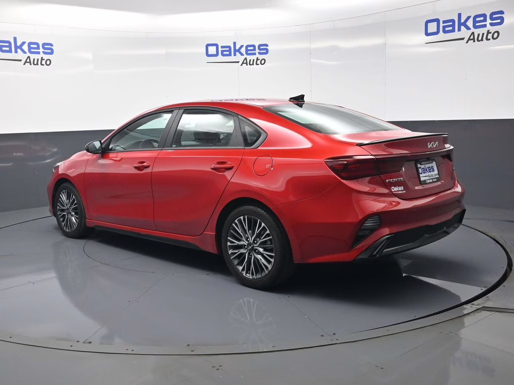 2024 Currant Red Kia Forte GT-Line FWD Sedan