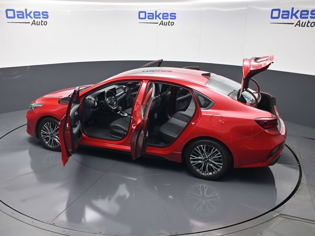 2024 Currant Red Kia Forte GT-Line FWD Sedan