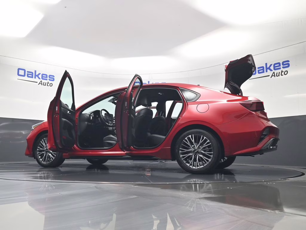 2024 Currant Red Kia Forte GT-Line FWD Sedan