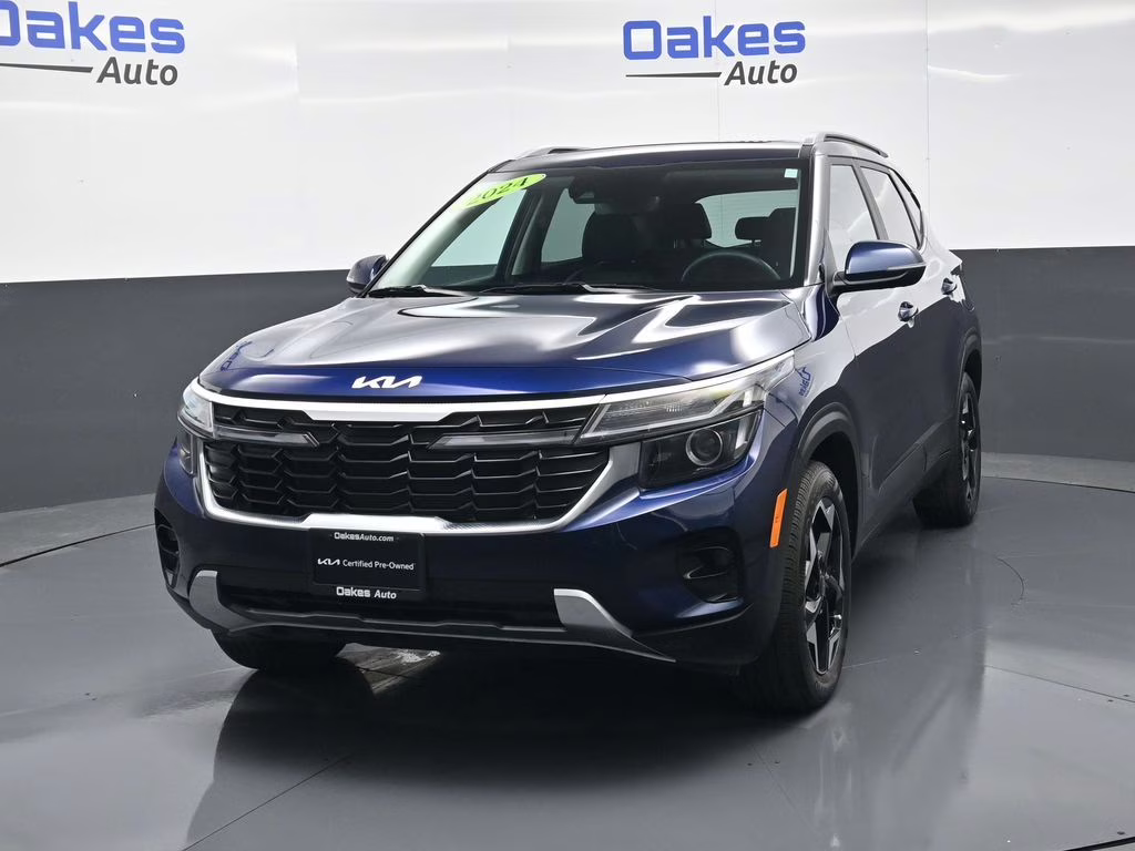 2024 Dark Ocean Blue Kia Seltos EX AWD SUV