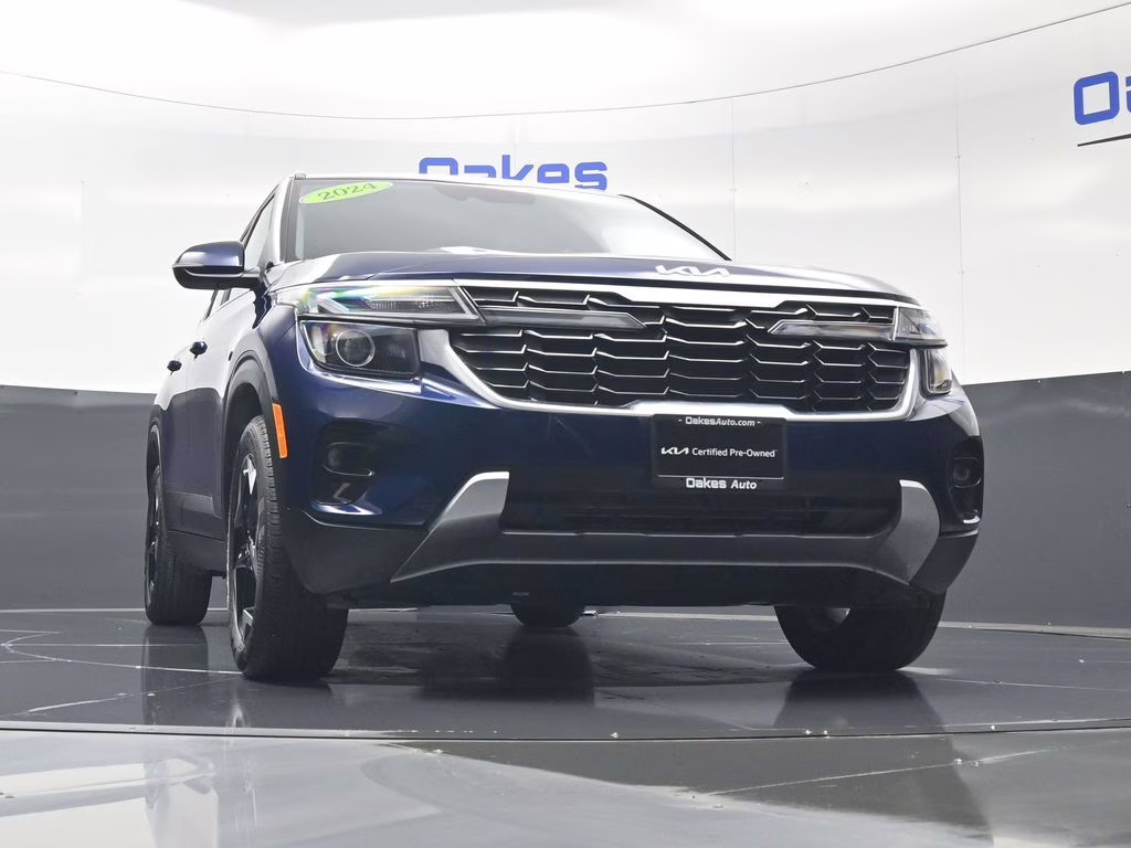 2024 Dark Ocean Blue Kia Seltos EX AWD SUV