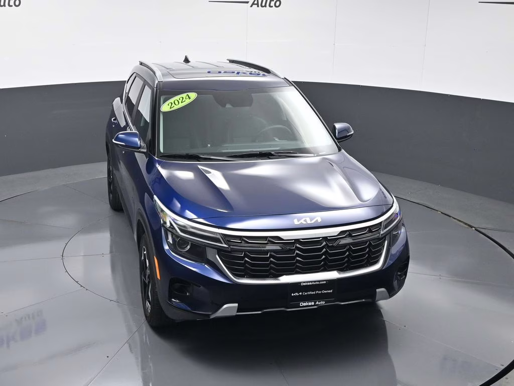 2024 Dark Ocean Blue Kia Seltos EX AWD SUV