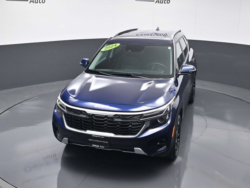 2024 Dark Ocean Blue Kia Seltos EX AWD SUV