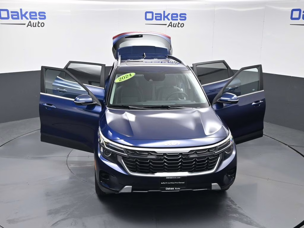 2024 Dark Ocean Blue Kia Seltos EX AWD SUV