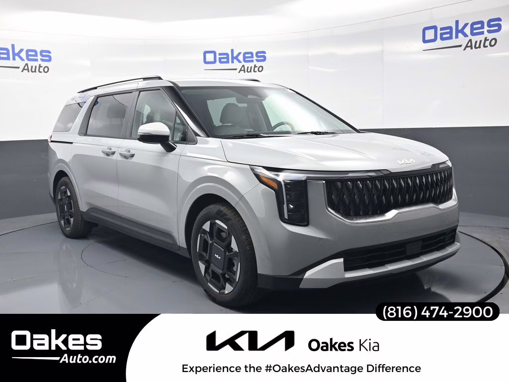 2026 Ceramic Silver Kia Carnival EX FWD Van