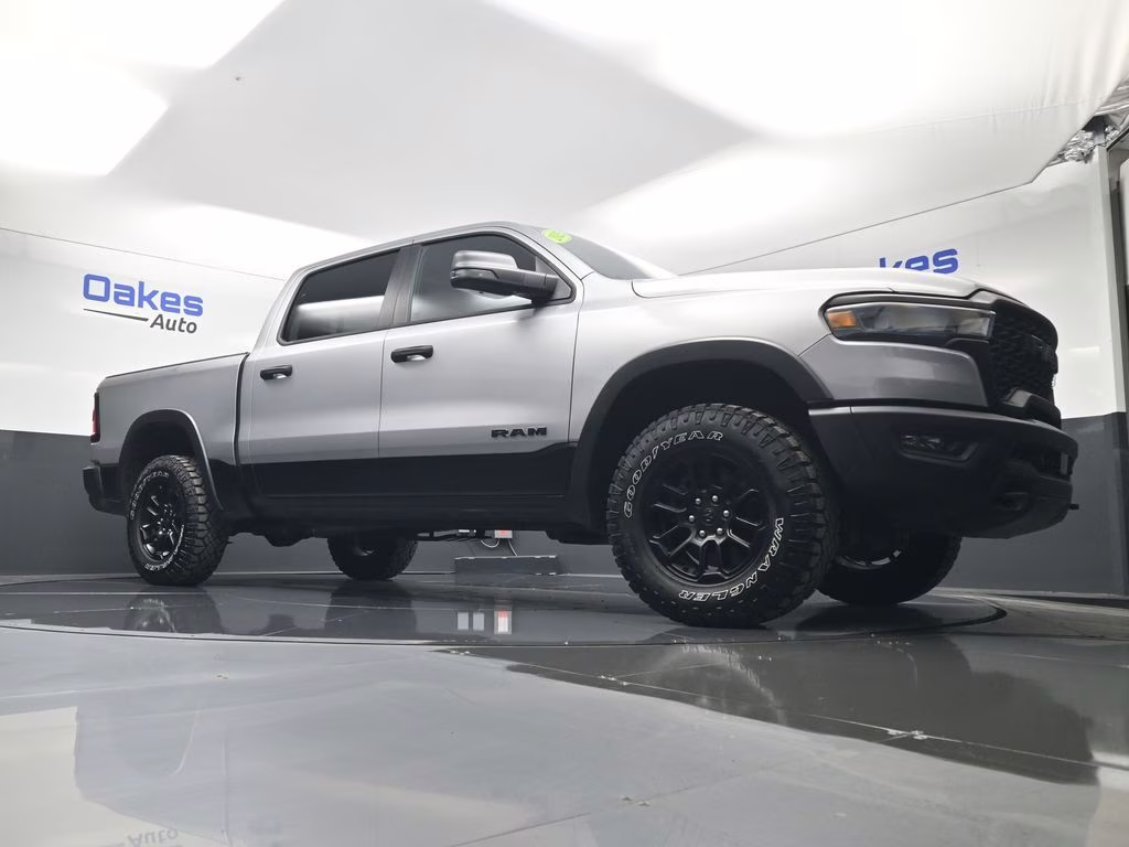 2025 Billet Silver Metallic Clearcoat Ram 1500 Rebel 4X4 Truck