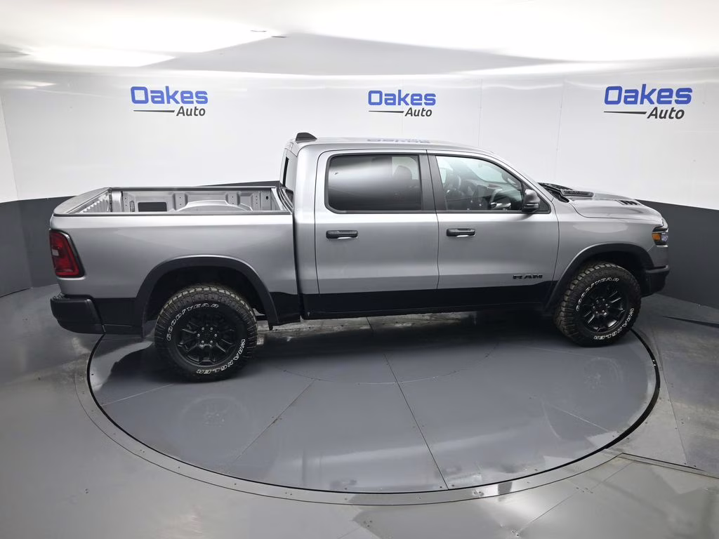 2025 Billet Silver Metallic Clearcoat Ram 1500 Rebel 4X4 Truck