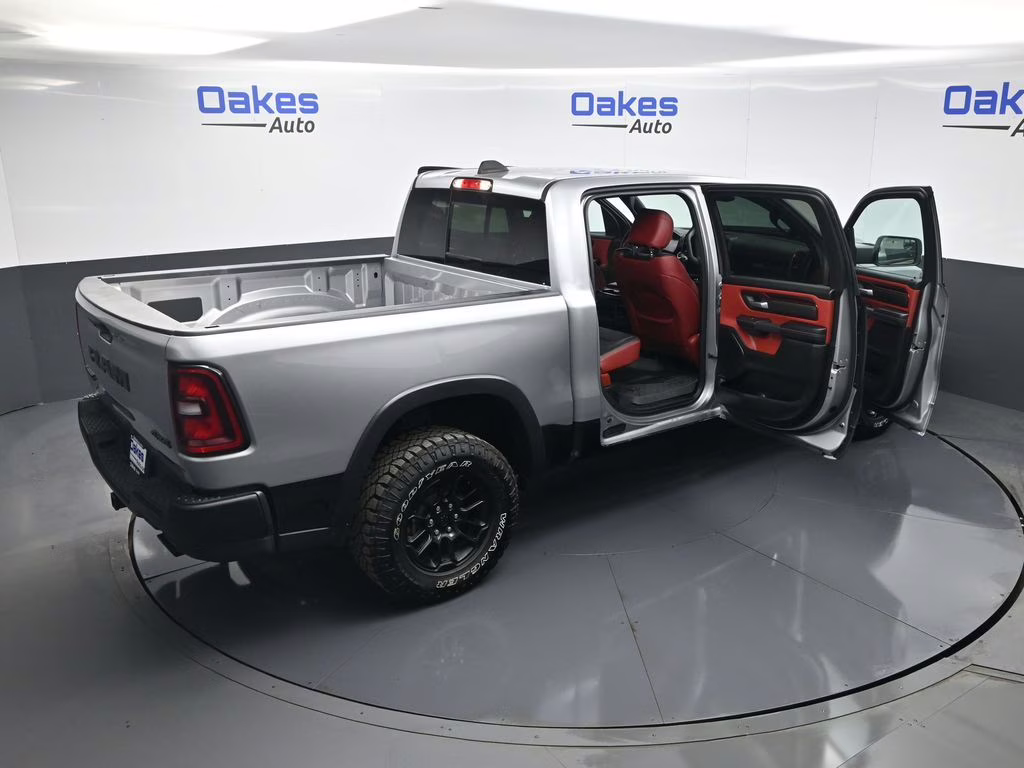 2025 Billet Silver Metallic Clearcoat Ram 1500 Rebel 4X4 Truck