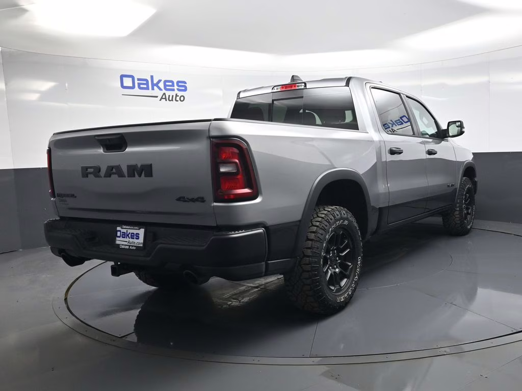 2025 Billet Silver Metallic Clearcoat Ram 1500 Rebel 4X4 Truck