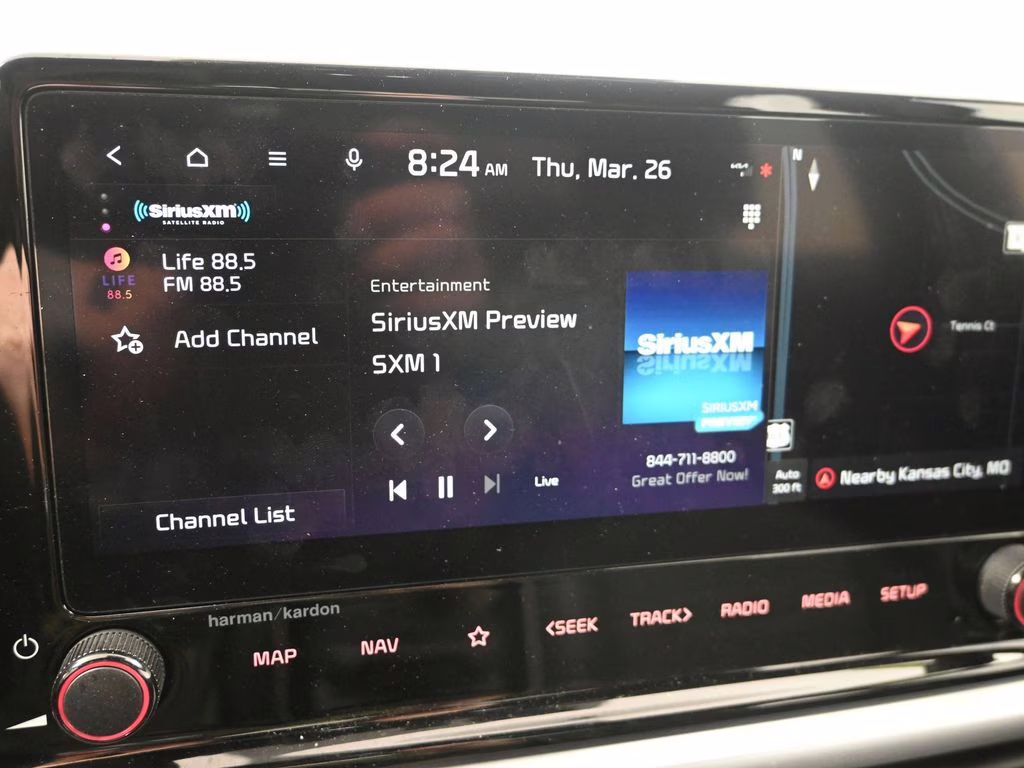 2024 Currant Red Kia Forte GT-Line FWD Sedan